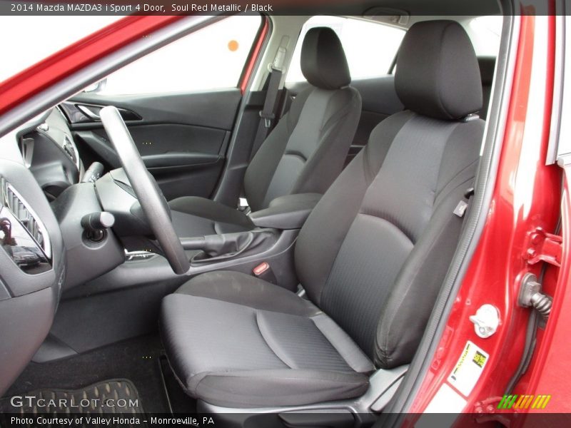 Soul Red Metallic / Black 2014 Mazda MAZDA3 i Sport 4 Door