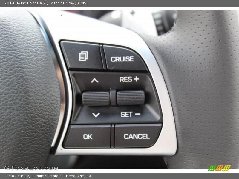 Machine Gray / Gray 2019 Hyundai Sonata SE
