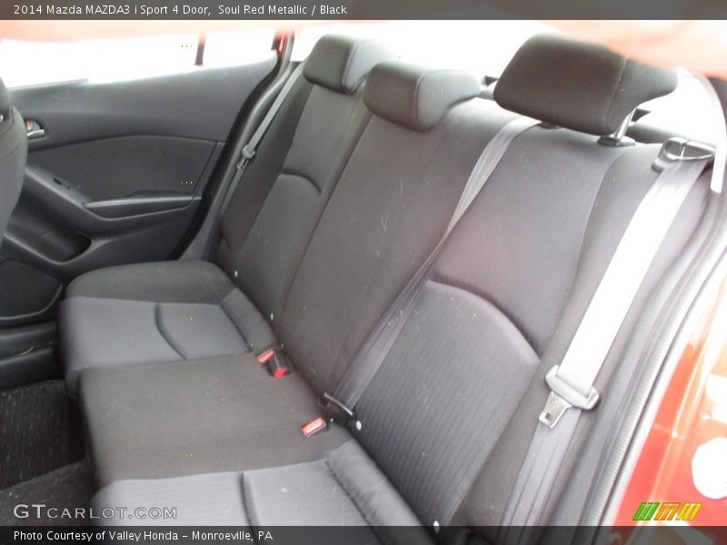 Soul Red Metallic / Black 2014 Mazda MAZDA3 i Sport 4 Door