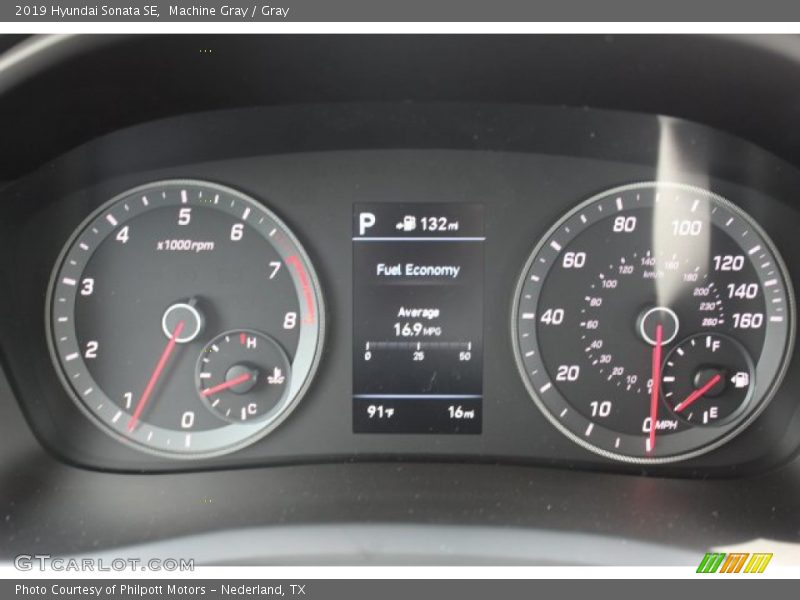 Machine Gray / Gray 2019 Hyundai Sonata SE