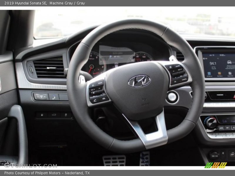 Machine Gray / Gray 2019 Hyundai Sonata SE