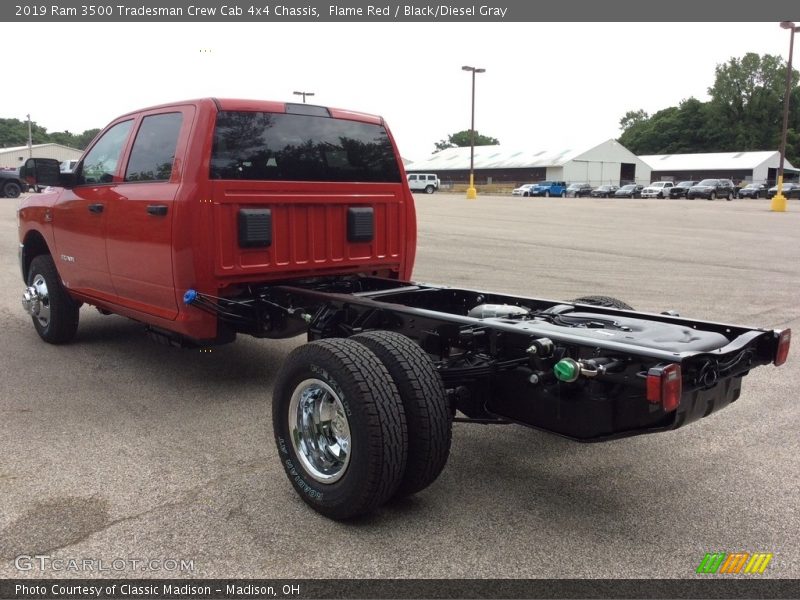 Flame Red / Black/Diesel Gray 2019 Ram 3500 Tradesman Crew Cab 4x4 Chassis