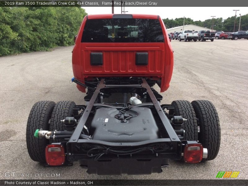 Flame Red / Black/Diesel Gray 2019 Ram 3500 Tradesman Crew Cab 4x4 Chassis