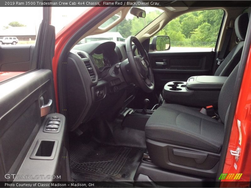 Flame Red / Black/Diesel Gray 2019 Ram 3500 Tradesman Crew Cab 4x4 Chassis