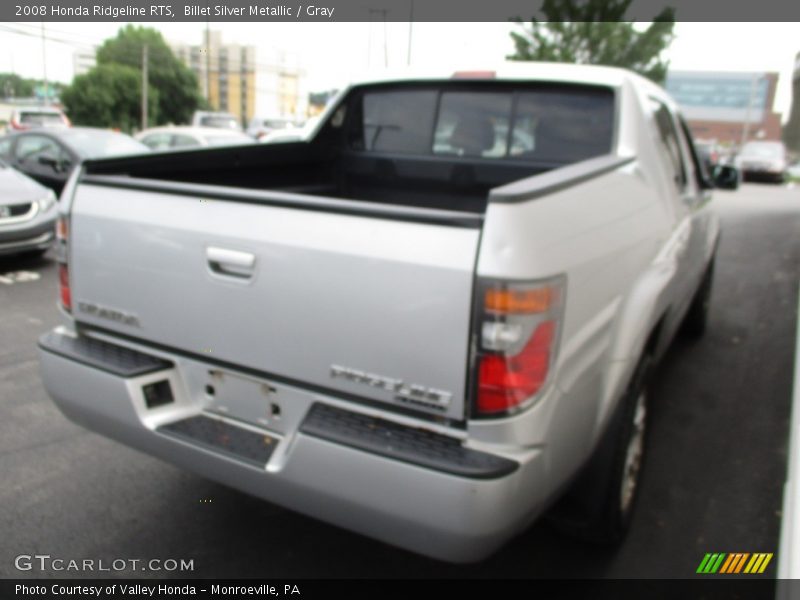 Billet Silver Metallic / Gray 2008 Honda Ridgeline RTS