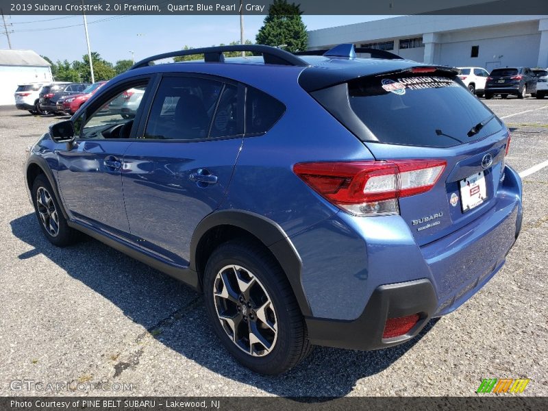 Quartz Blue Pearl / Gray 2019 Subaru Crosstrek 2.0i Premium