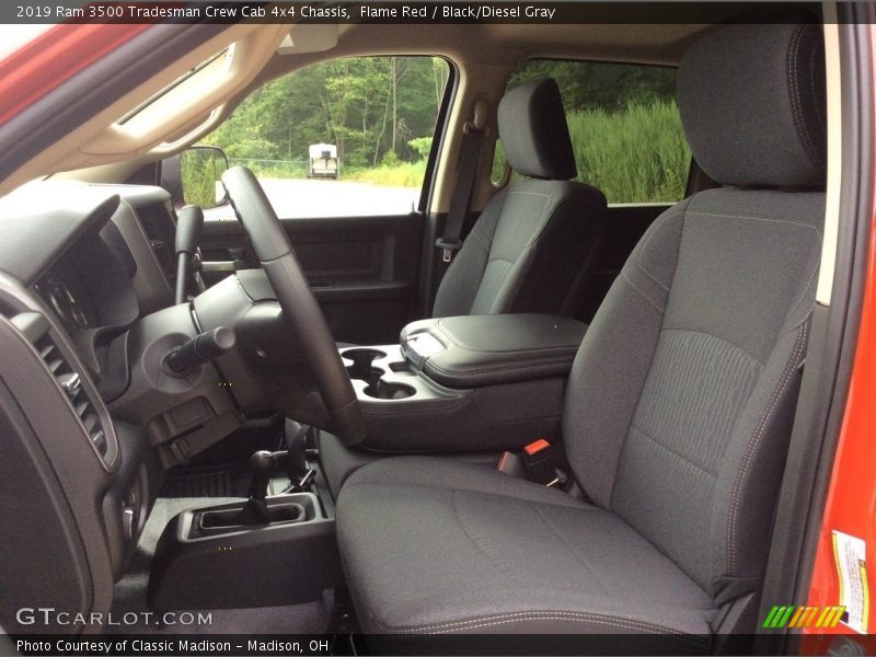 Flame Red / Black/Diesel Gray 2019 Ram 3500 Tradesman Crew Cab 4x4 Chassis