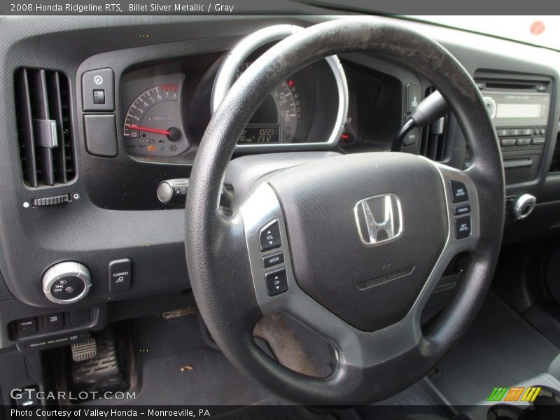 Billet Silver Metallic / Gray 2008 Honda Ridgeline RTS