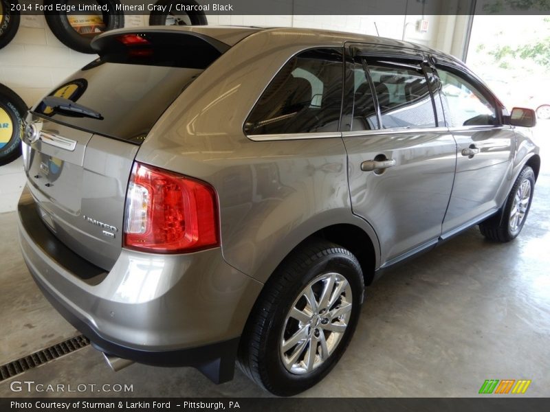 Mineral Gray / Charcoal Black 2014 Ford Edge Limited