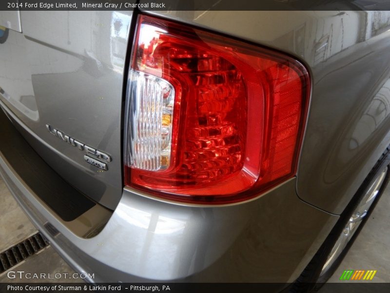 Mineral Gray / Charcoal Black 2014 Ford Edge Limited