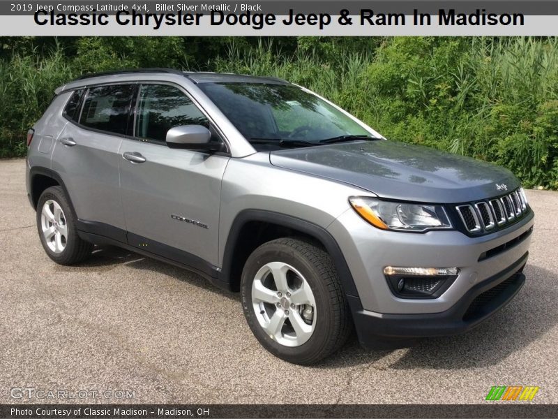 Billet Silver Metallic / Black 2019 Jeep Compass Latitude 4x4