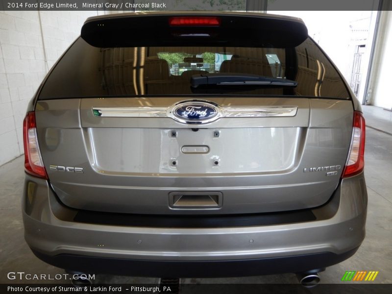 Mineral Gray / Charcoal Black 2014 Ford Edge Limited