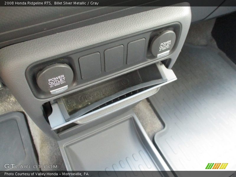 Billet Silver Metallic / Gray 2008 Honda Ridgeline RTS