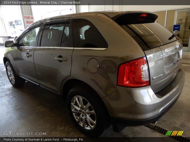 Mineral Gray / Charcoal Black 2014 Ford Edge Limited