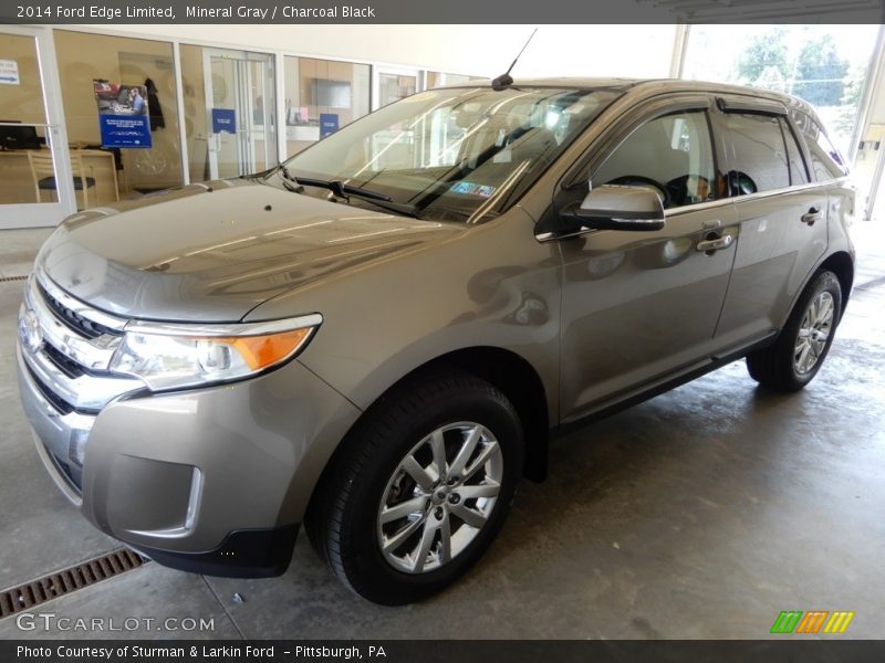 Mineral Gray / Charcoal Black 2014 Ford Edge Limited