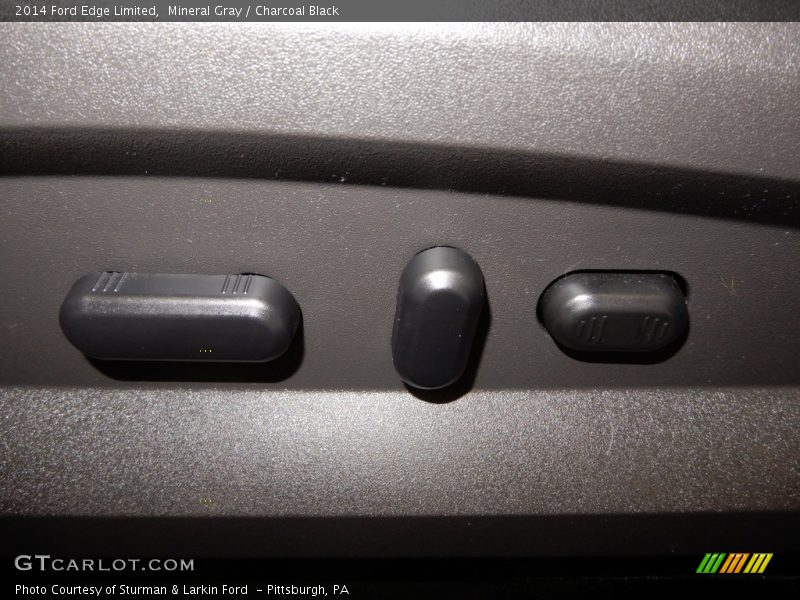 Mineral Gray / Charcoal Black 2014 Ford Edge Limited