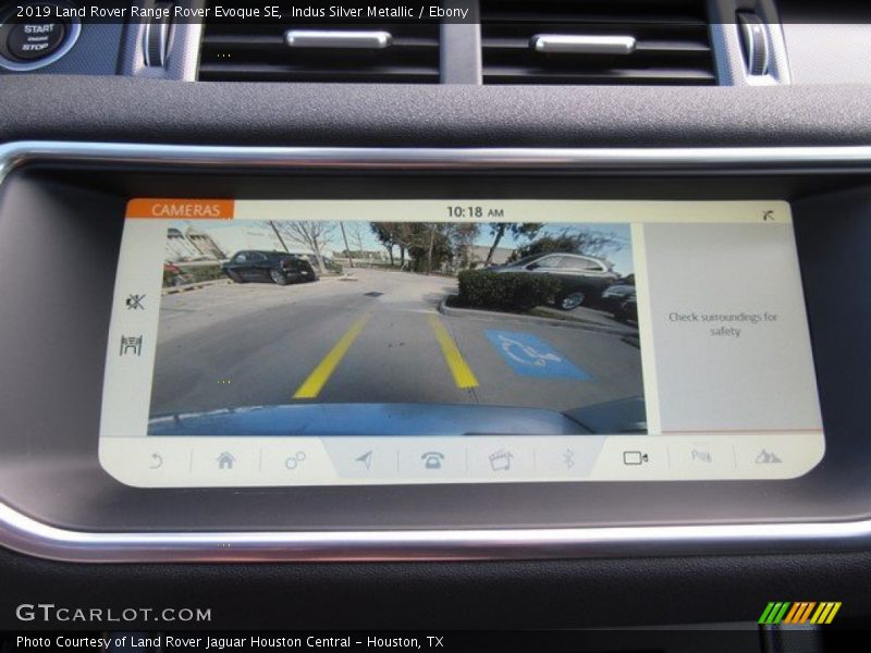 Indus Silver Metallic / Ebony 2019 Land Rover Range Rover Evoque SE