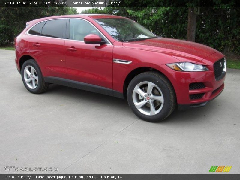 Firenze Red Metallic / Ebony 2019 Jaguar F-PACE Premium AWD