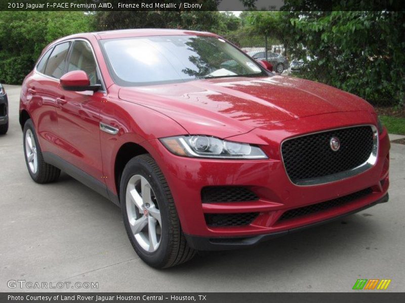 Firenze Red Metallic / Ebony 2019 Jaguar F-PACE Premium AWD