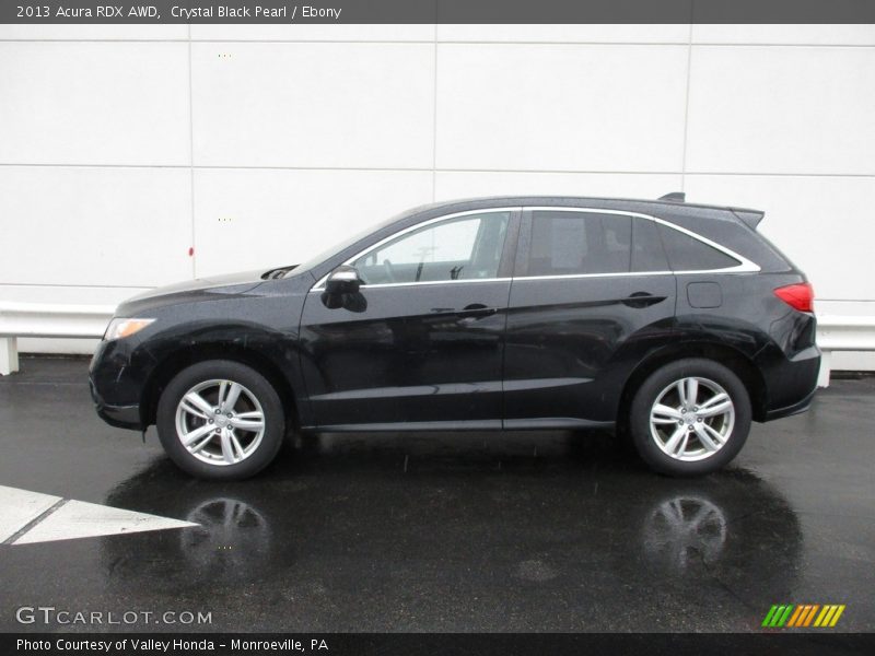 Crystal Black Pearl / Ebony 2013 Acura RDX AWD