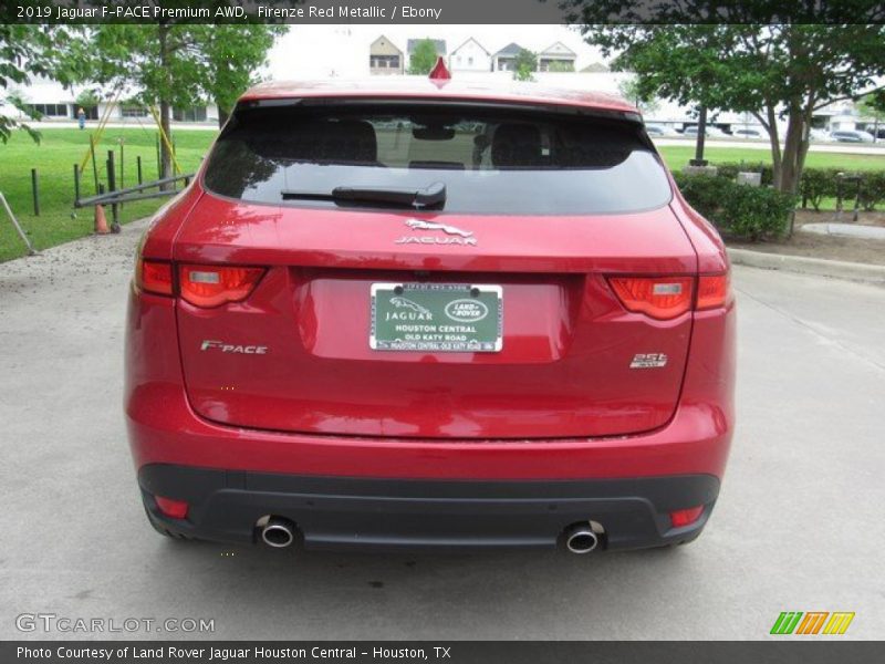 Firenze Red Metallic / Ebony 2019 Jaguar F-PACE Premium AWD