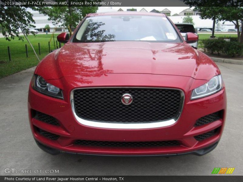 Firenze Red Metallic / Ebony 2019 Jaguar F-PACE Premium AWD