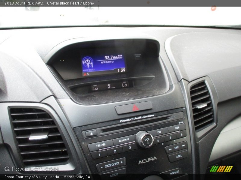 Crystal Black Pearl / Ebony 2013 Acura RDX AWD