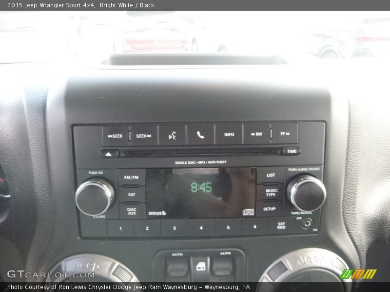 Bright White / Black 2015 Jeep Wrangler Sport 4x4