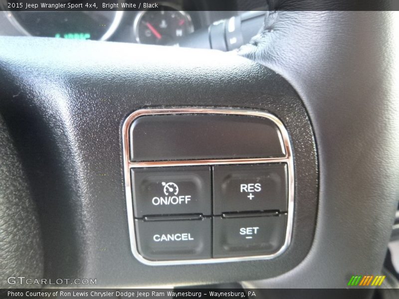 Bright White / Black 2015 Jeep Wrangler Sport 4x4