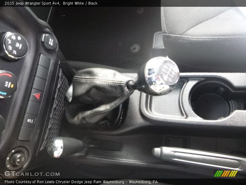 Bright White / Black 2015 Jeep Wrangler Sport 4x4