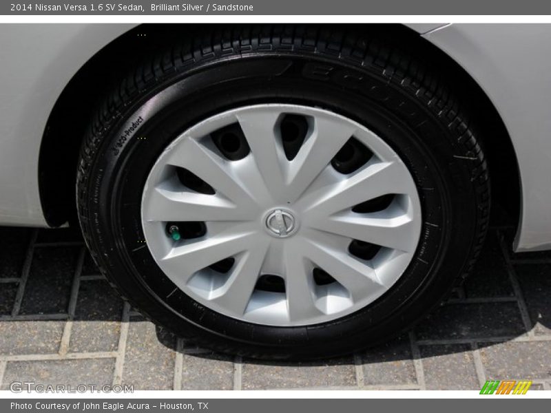 Brilliant Silver / Sandstone 2014 Nissan Versa 1.6 SV Sedan