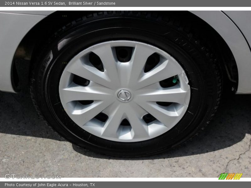 Brilliant Silver / Sandstone 2014 Nissan Versa 1.6 SV Sedan
