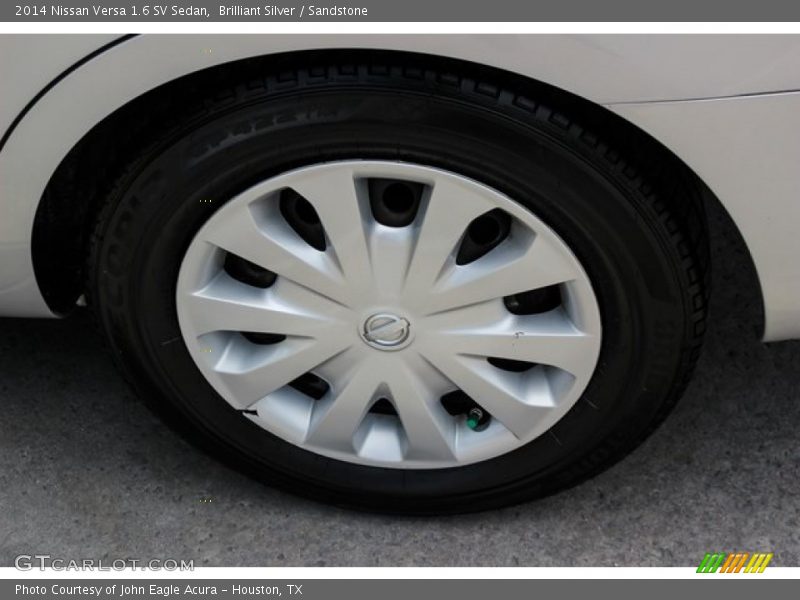 Brilliant Silver / Sandstone 2014 Nissan Versa 1.6 SV Sedan
