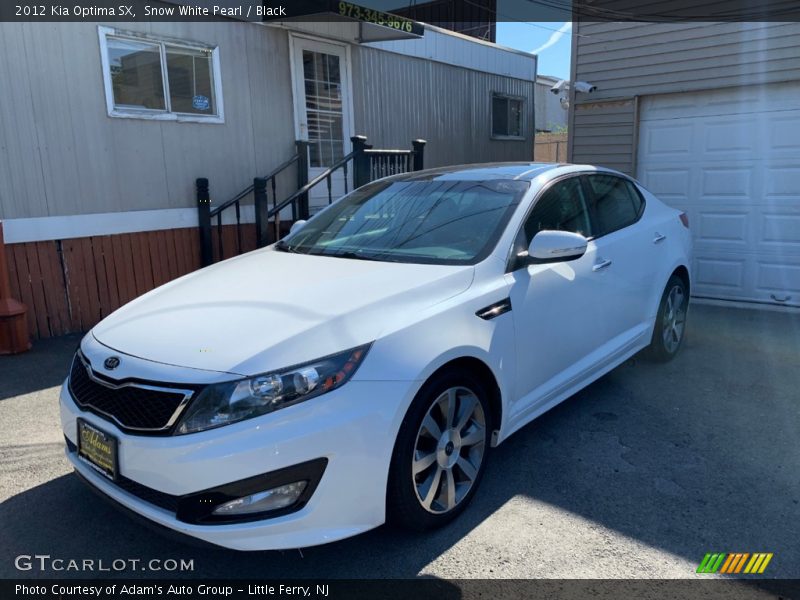 Snow White Pearl / Black 2012 Kia Optima SX