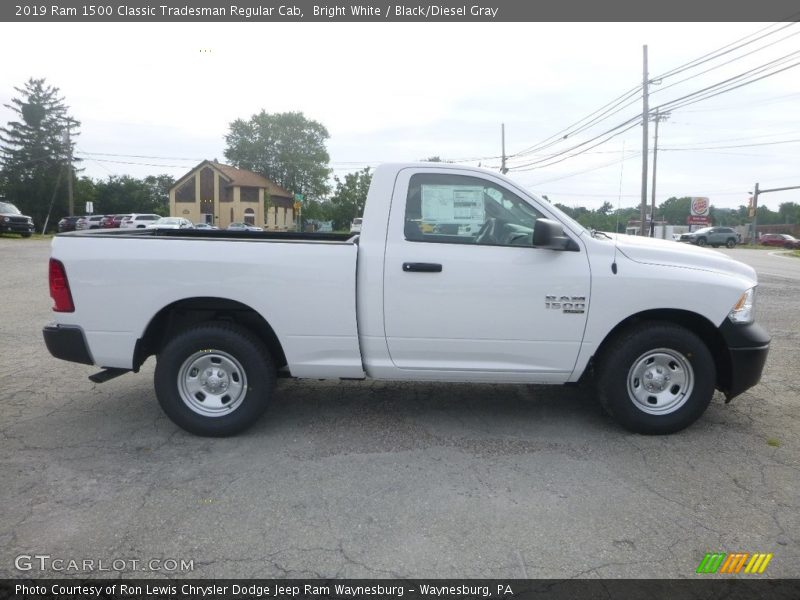 Bright White / Black/Diesel Gray 2019 Ram 1500 Classic Tradesman Regular Cab