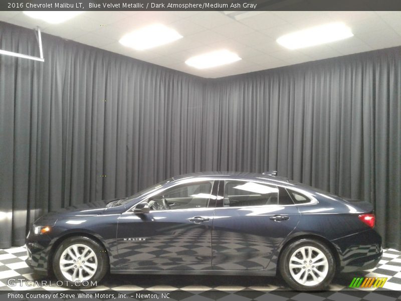 Blue Velvet Metallic / Dark Atmosphere/Medium Ash Gray 2016 Chevrolet Malibu LT
