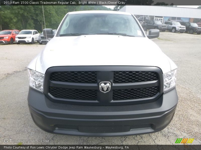 Bright White / Black/Diesel Gray 2019 Ram 1500 Classic Tradesman Regular Cab