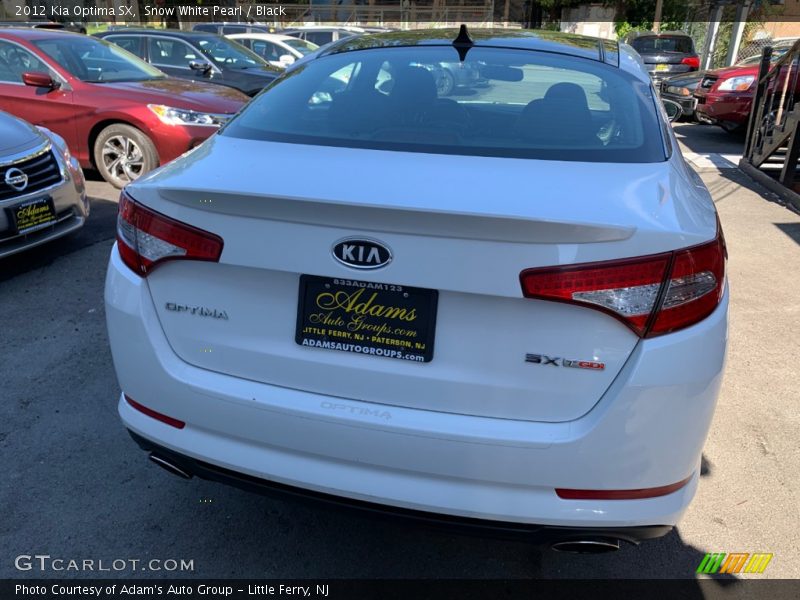 Snow White Pearl / Black 2012 Kia Optima SX