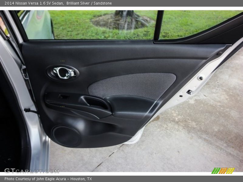 Brilliant Silver / Sandstone 2014 Nissan Versa 1.6 SV Sedan