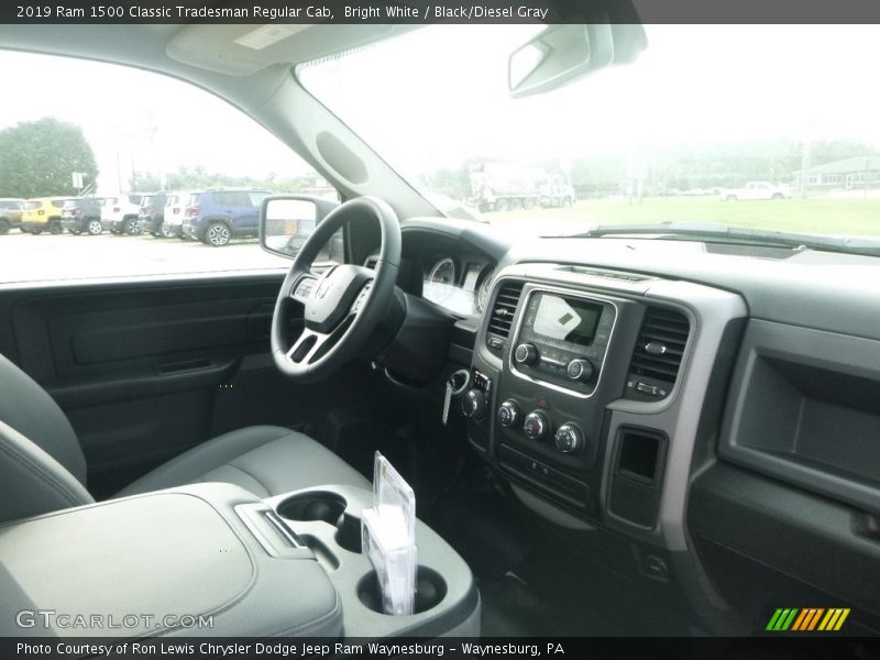 Bright White / Black/Diesel Gray 2019 Ram 1500 Classic Tradesman Regular Cab