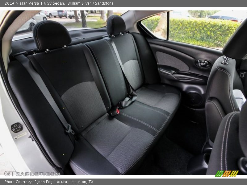 Brilliant Silver / Sandstone 2014 Nissan Versa 1.6 SV Sedan