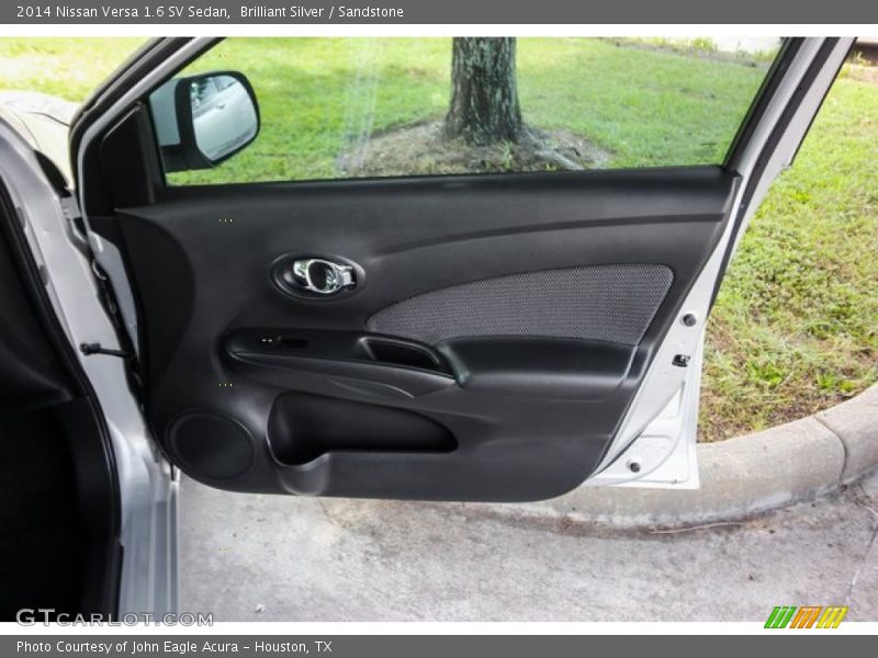 Brilliant Silver / Sandstone 2014 Nissan Versa 1.6 SV Sedan