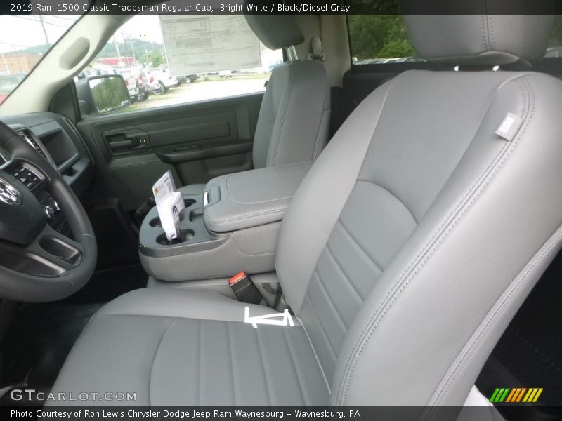 Bright White / Black/Diesel Gray 2019 Ram 1500 Classic Tradesman Regular Cab