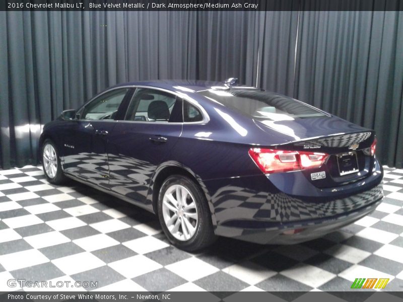 Blue Velvet Metallic / Dark Atmosphere/Medium Ash Gray 2016 Chevrolet Malibu LT