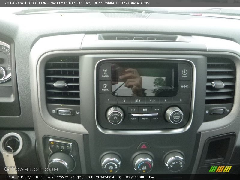 Bright White / Black/Diesel Gray 2019 Ram 1500 Classic Tradesman Regular Cab