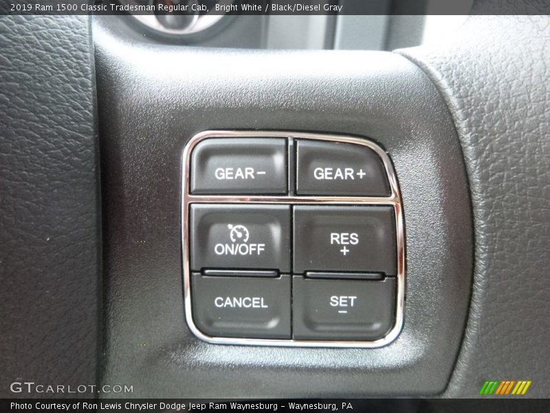 Bright White / Black/Diesel Gray 2019 Ram 1500 Classic Tradesman Regular Cab