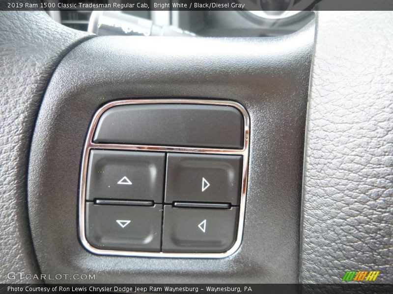Bright White / Black/Diesel Gray 2019 Ram 1500 Classic Tradesman Regular Cab
