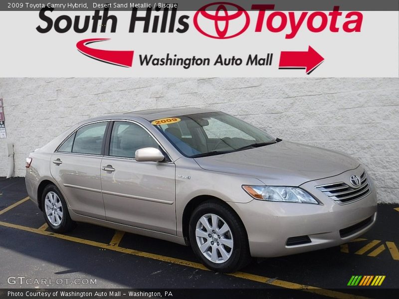 Desert Sand Metallic / Bisque 2009 Toyota Camry Hybrid