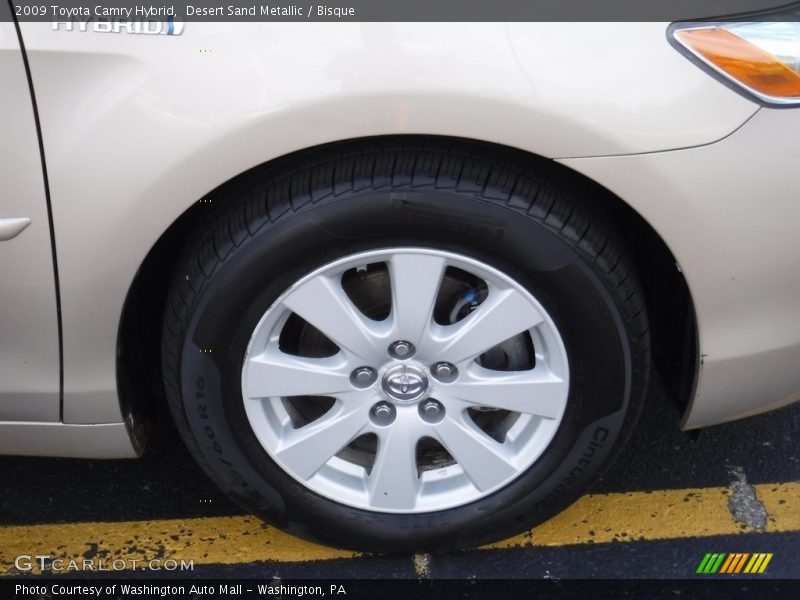 Desert Sand Metallic / Bisque 2009 Toyota Camry Hybrid