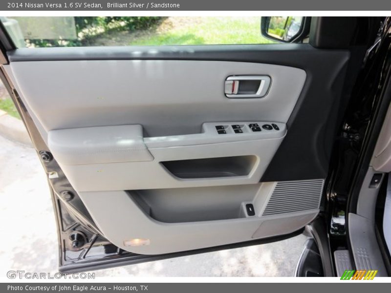 Brilliant Silver / Sandstone 2014 Nissan Versa 1.6 SV Sedan